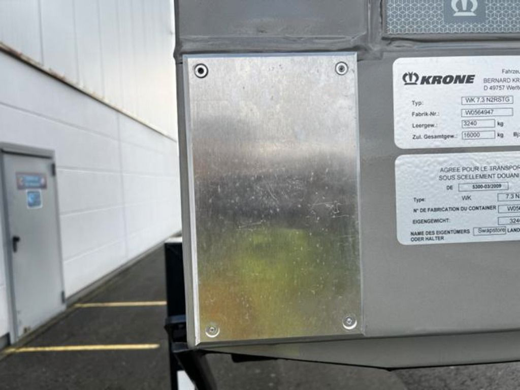 Caja cerrada Krone Wechselkoffer Heck Alu.- Rolltor: foto 10 Caja cerrada Krone Wechselkoffer Heck Alu.- Rolltor: foto 10