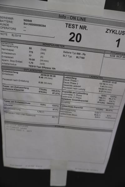 GRUMA 80 Volt 5 PzS 775 Ah - Acumulador: foto 5 GRUMA 80 Volt 5 PzS 775 Ah - Acumulador: foto 5