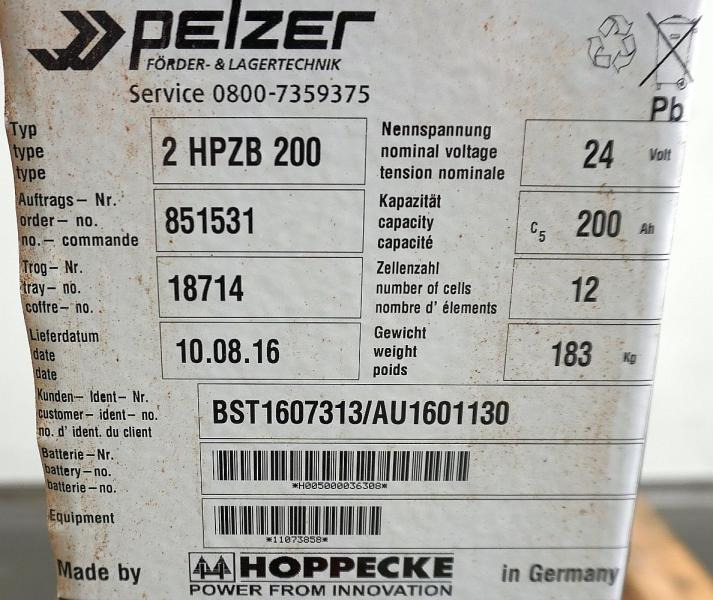 HOPPECKE 24 Volt 2 PzB 200 Ah - Acumulador: foto 4 HOPPECKE 24 Volt 2 PzB 200 Ah - Acumulador: foto 4