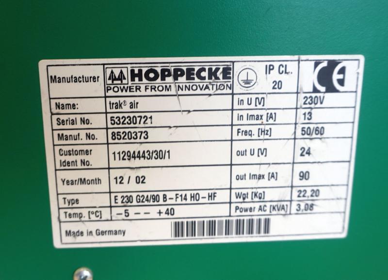 HOPPECKE Trac basic 24V 90A - Acumulador: foto 5 HOPPECKE Trac basic 24V 90A - Acumulador: foto 5