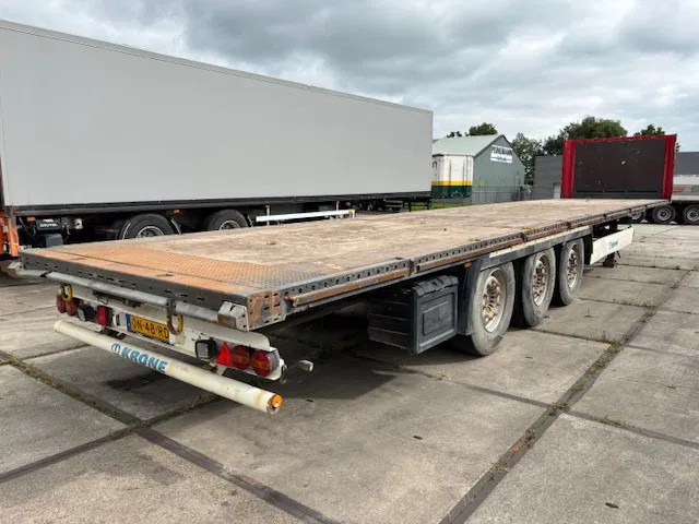 Krone SD Flatbed met rongen 41 ton standard chassis - Semirremolque plataforma/ Caja abierta: foto 4 Krone SD Flatbed met rongen 41 ton standard chassis - Semirremolque plataforma/ Caja abierta: foto 4