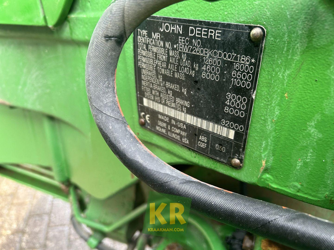 John Deere 7260R - Tractor: foto 3 John Deere 7260R - Tractor: foto 3