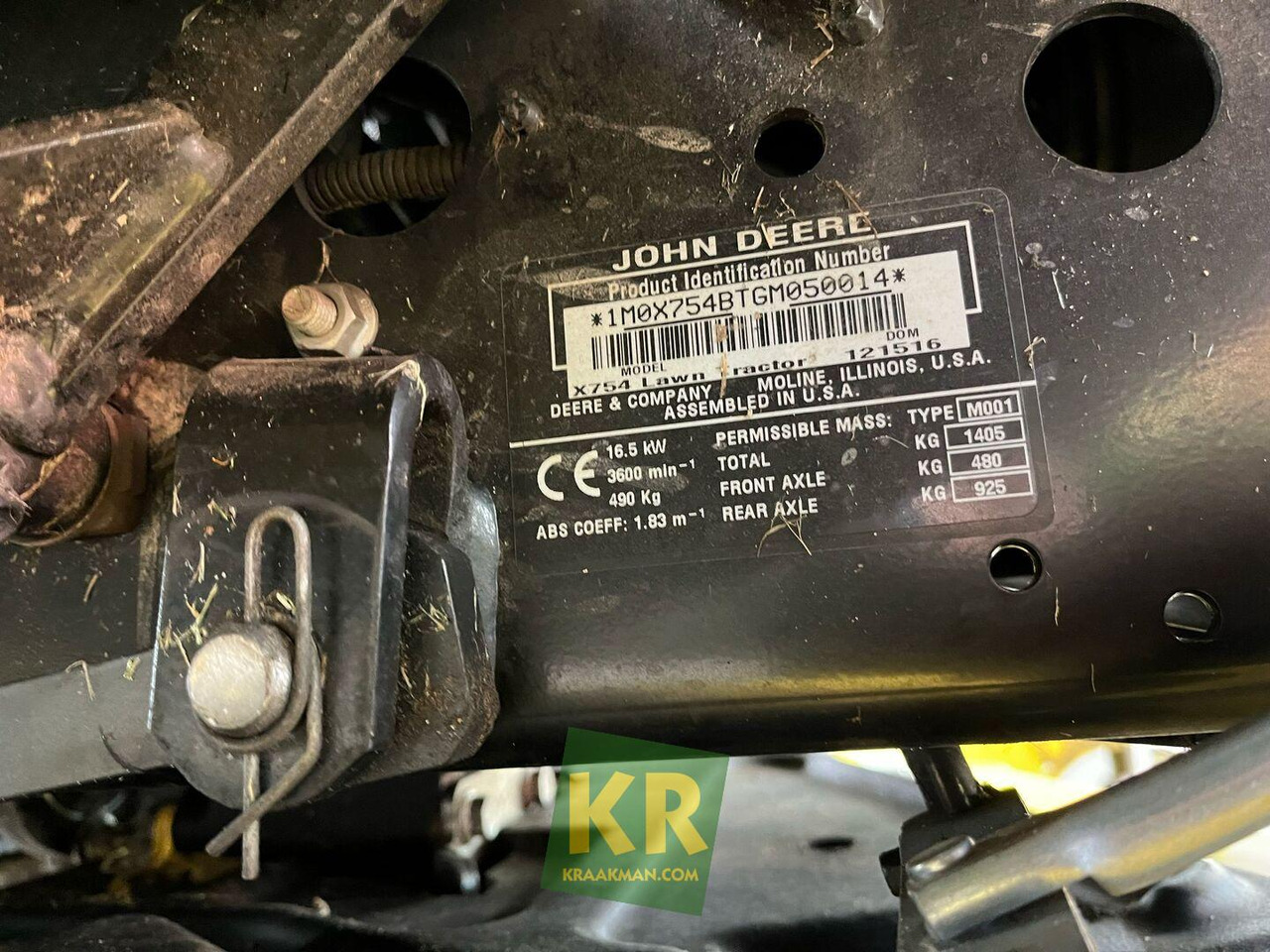 John Deere X754 - Cortacésped: foto 1 John Deere X754 - Cortacésped: foto 1