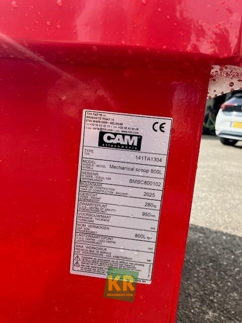 MECH. SCHEPBAK 800L Cam  - Cazo: foto 2 MECH. SCHEPBAK 800L Cam  - Cazo: foto 2