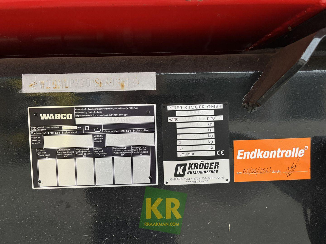 Overig Kröger - Remolque volquete agrícola: foto 3 Overig Kröger - Remolque volquete agrícola: foto 3