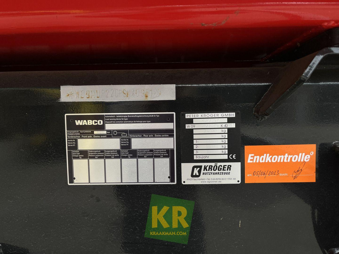 Overig Kröger - Remolque volquete agrícola: foto 2 Overig Kröger - Remolque volquete agrícola: foto 2