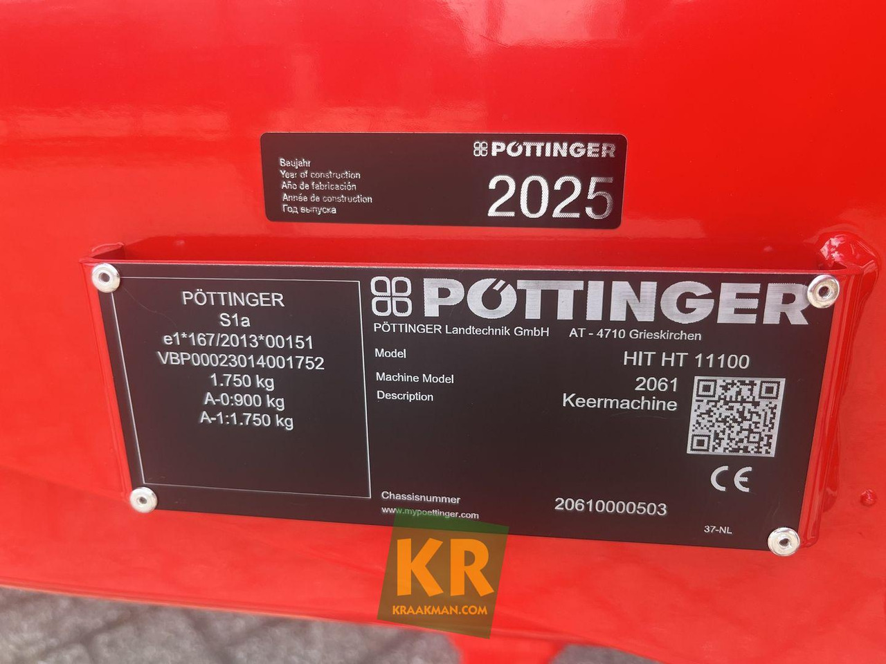 Pottinger HIT HT 11100 - Henificadora: foto 1 Pottinger HIT HT 11100 - Henificadora: foto 1