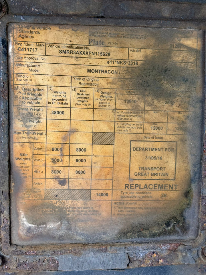 Semirremolque frigorífico Montracon 2015 SLXe 200 – CML353: foto 11