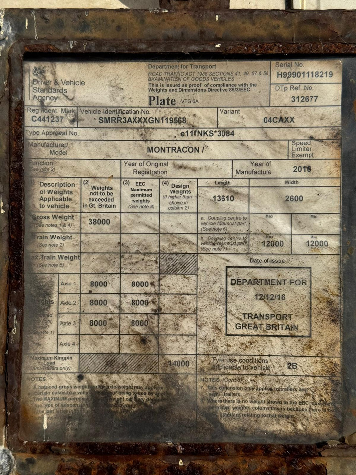 Semirremolque frigorífico Montracon 2016 SLXe 200 – CML458: foto 9 Semirremolque frigorífico Montracon 2016 SLXe 200 – CML458: foto 9