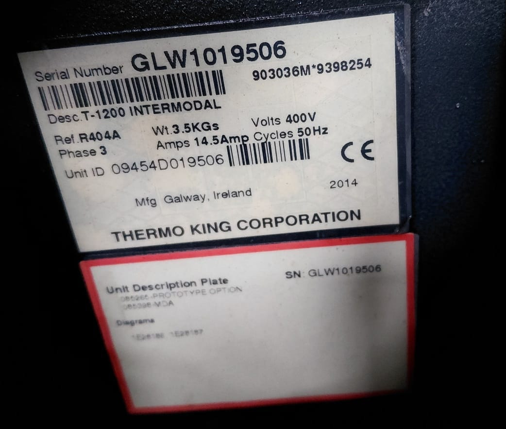 Thermo King T-1200R – GLW1019506 - Refrigerador: foto 2 Thermo King T-1200R – GLW1019506 - Refrigerador: foto 2