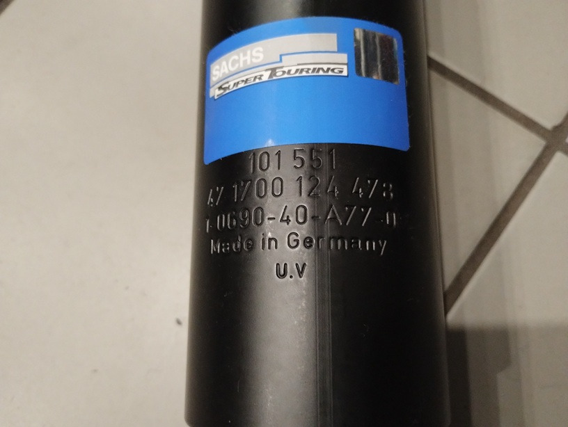AMORTYZATOR PRZEDNI MAN M90 101551 SACHS 81437016535 14.192 16.192 - Amortiguadores: foto 2 AMORTYZATOR PRZEDNI MAN M90 101551 SACHS 81437016535 14.192 16.192 - Amortiguadores: foto 2