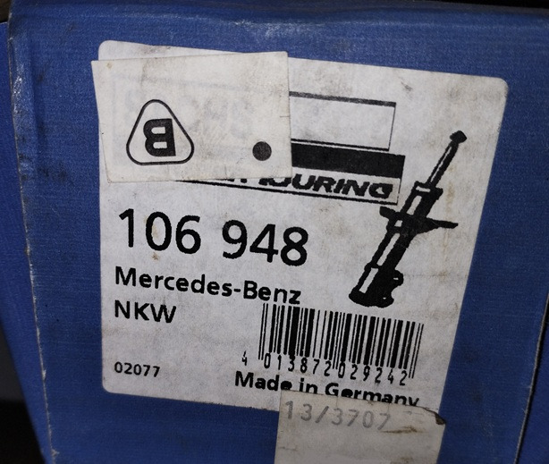 AMORTYZATOR TYLNI 106948 SACHS MERCEDES NG 3813260200 1213 1217 1417 1422 1619 1624 - Amortiguadores: foto 2 AMORTYZATOR TYLNI 106948 SACHS MERCEDES NG 3813260200 1213 1217 1417 1422 1619 1624 - Amortiguadores: foto 2