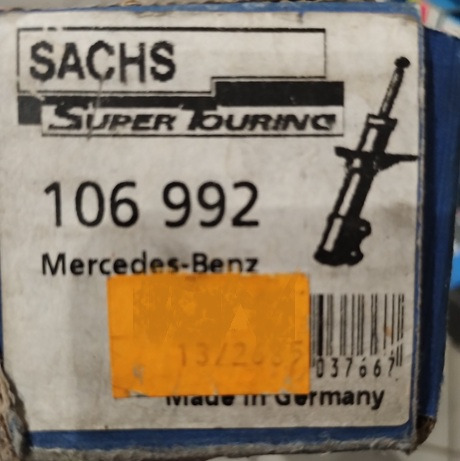 AMORTYZATOR TYLNI 106992 SACHS MERCEDES 507 508 510 512 T2 VARIO 0043260600 - Amortiguadores: foto 2 AMORTYZATOR TYLNI 106992 SACHS MERCEDES 507 508 510 512 T2 VARIO 0043260600 - Amortiguadores: foto 2