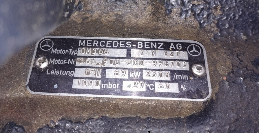 SILNIK Mercedes OM 366 Machine, Crane - Motor y piezas para Otra maquinaria: foto 4 SILNIK Mercedes OM 366 Machine, Crane - Motor y piezas para Otra maquinaria: foto 4