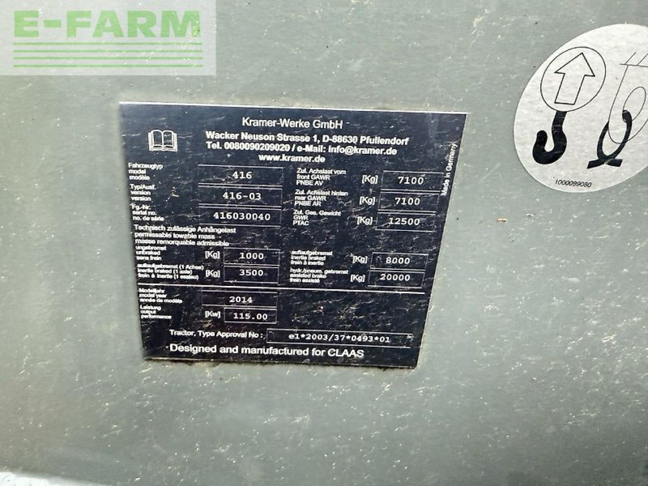 Manipulador telescópico CLAAS scorpion 7055: foto 17