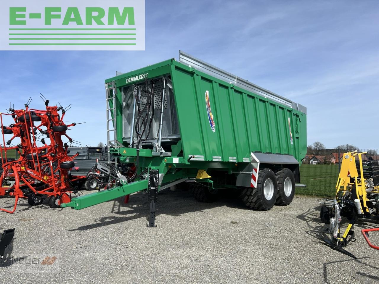 Demmler tsm 2070 l light abschiebewagen *sofort verfügbar* - Remolque volquete agrícola: foto 2 Demmler tsm 2070 l light abschiebewagen *sofort verfügbar* - Remolque volquete agrícola: foto 2