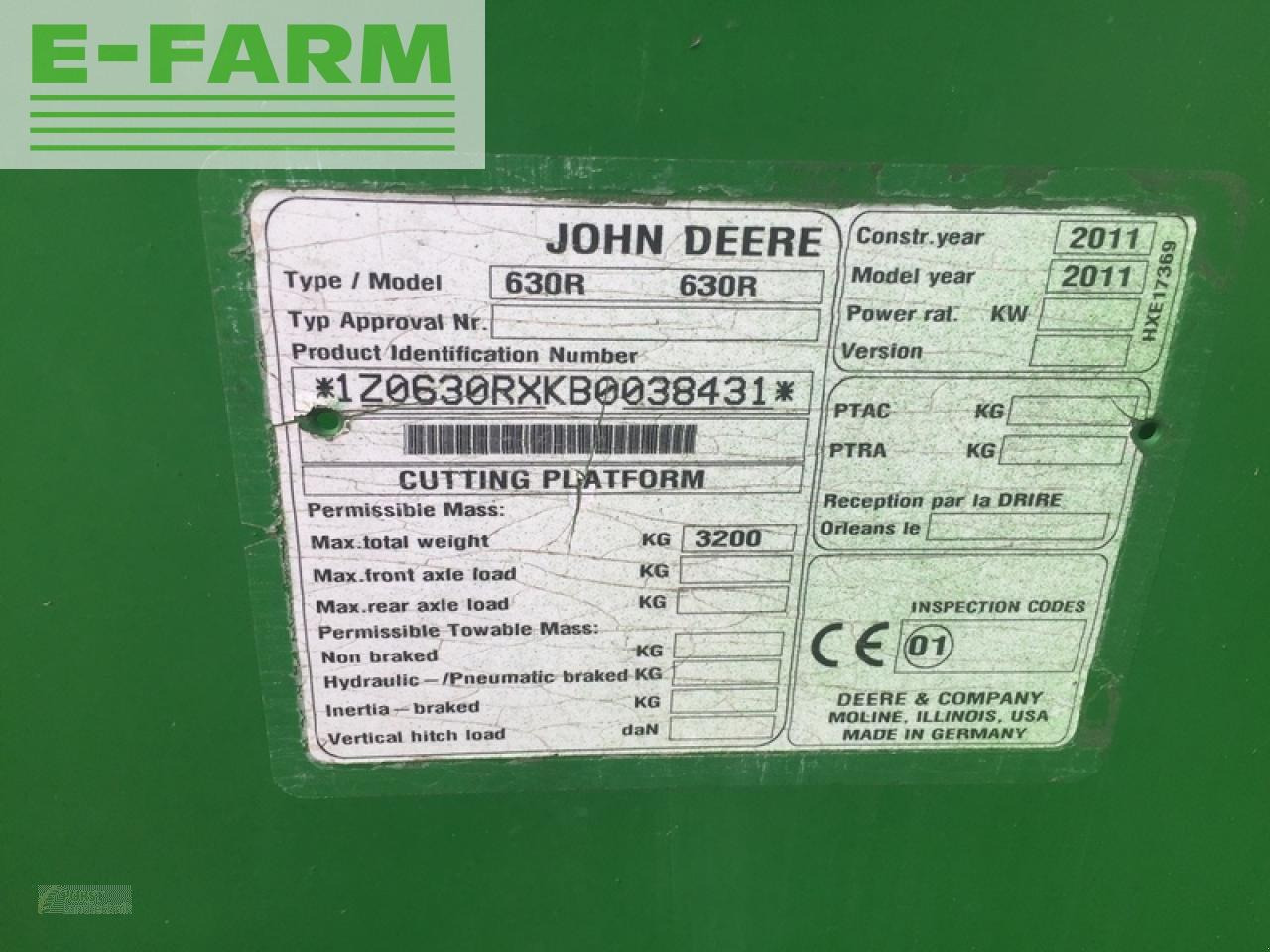 John Deere 630r mit sonnenblumenvorsatz - Tractor: foto 5 John Deere 630r mit sonnenblumenvorsatz - Tractor: foto 5
