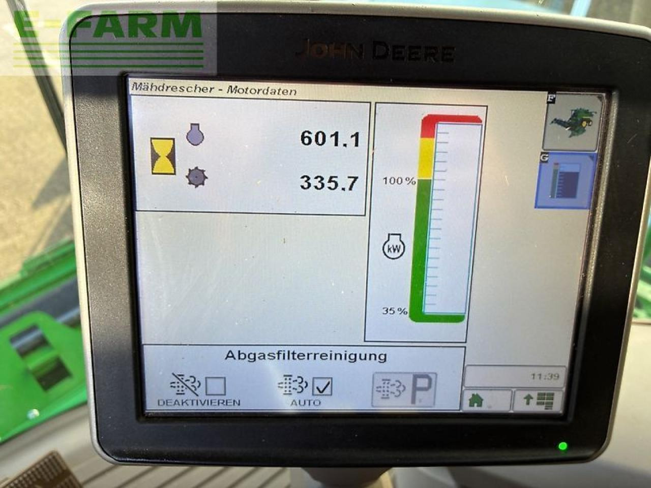 Cosechadora de granos John Deere t 670 i raupe: foto 6 Cosechadora de granos John Deere t 670 i raupe: foto 6