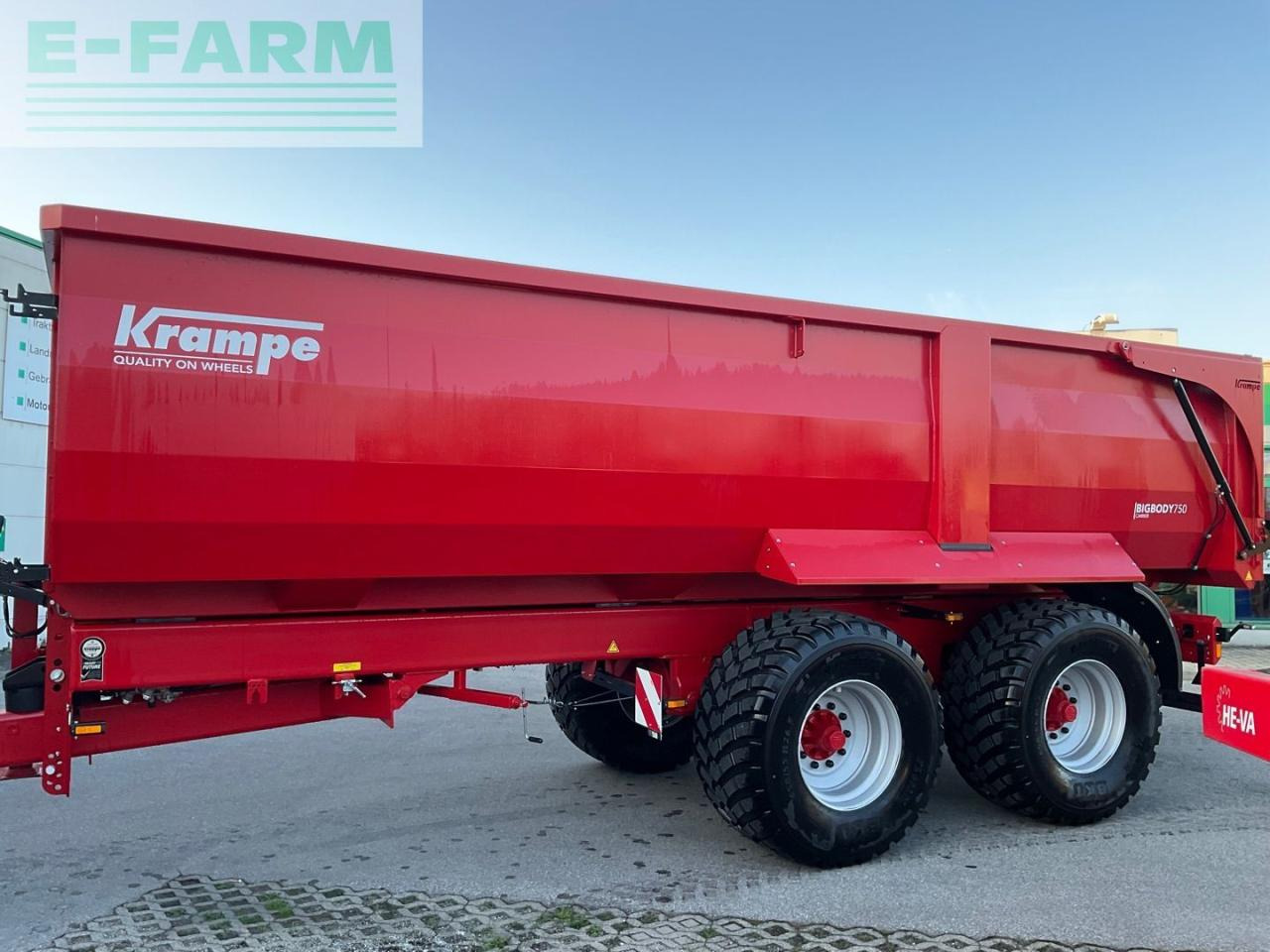 Krampe BigBody 750 - Remolque volquete agrícola: foto 2 Krampe BigBody 750 - Remolque volquete agrícola: foto 2