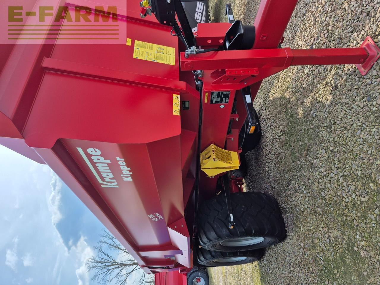 Krampe HD550 Carrier - Remolque volquete agrícola: foto 1 Krampe HD550 Carrier - Remolque volquete agrícola: foto 1