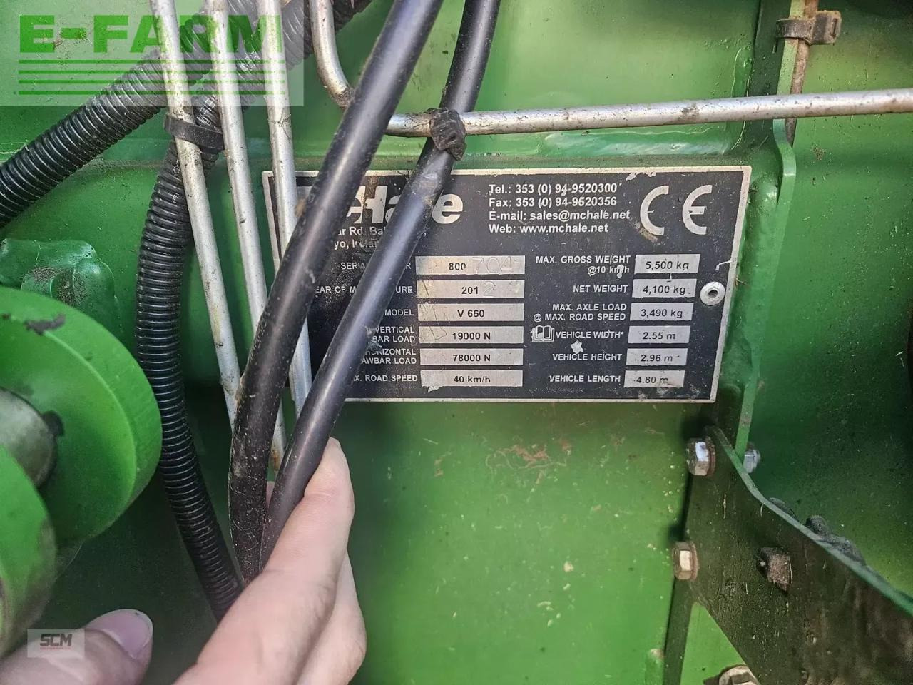 Mc Hale v 660 - Empacadora de pacas cuadradas: foto 5 Mc Hale v 660 - Empacadora de pacas cuadradas: foto 5