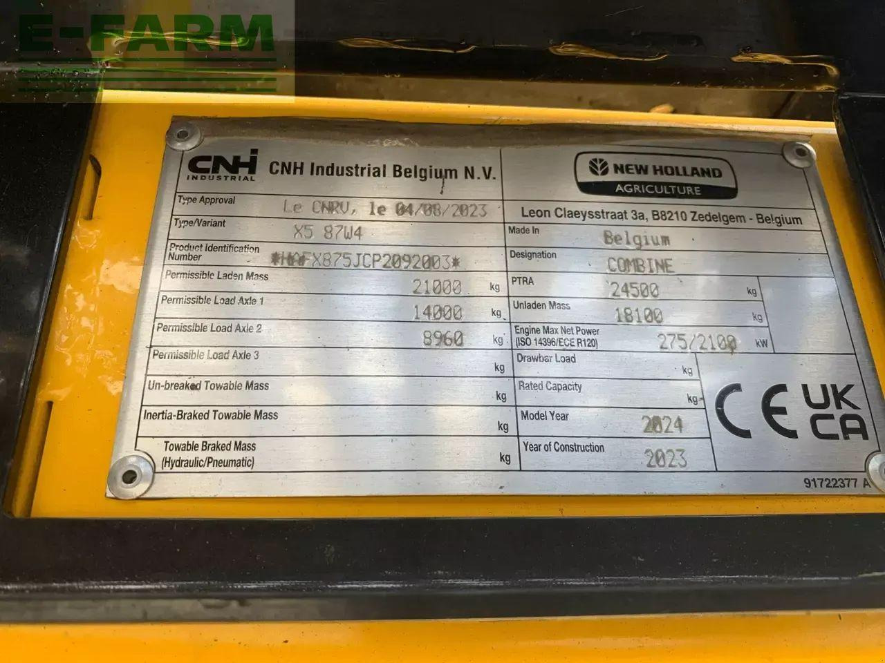 Cosechadora de granos New Holland cx 8.70: foto 7 Cosechadora de granos New Holland cx 8.70: foto 7