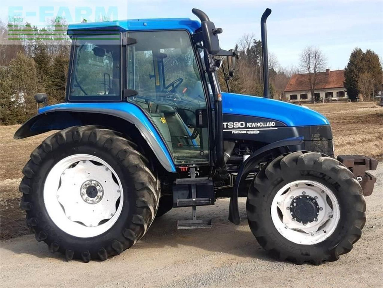 New Holland ts90 - Tractor: foto 2 New Holland ts90 - Tractor: foto 2