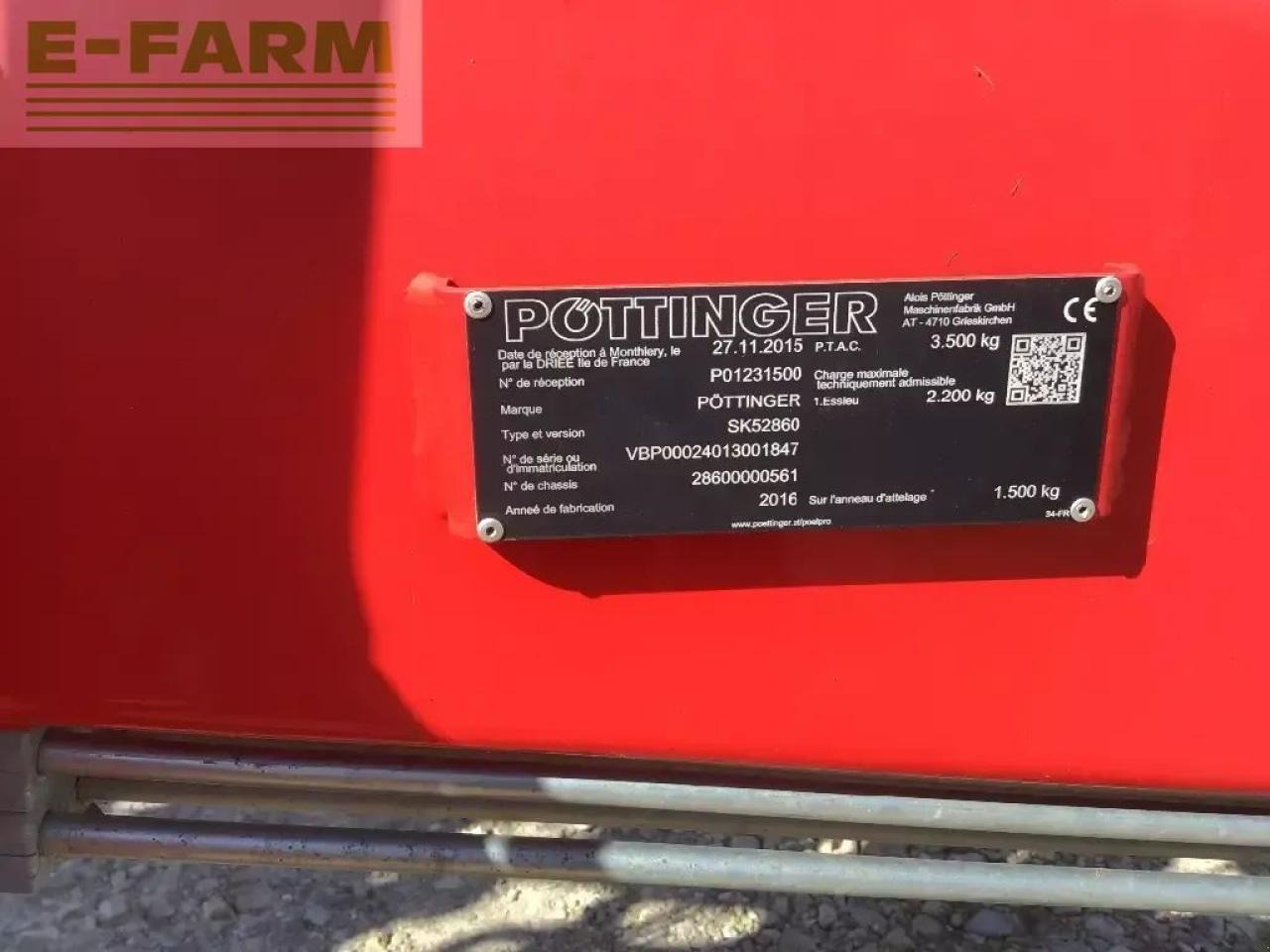 Pöttinger top 662 - Henificadora: foto 3 Pöttinger top 662 - Henificadora: foto 3