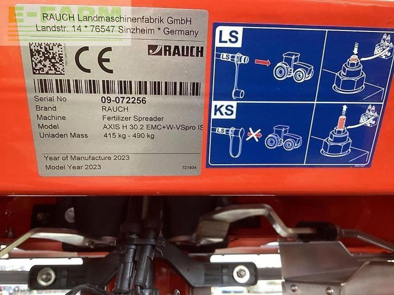 Esparcidor de fertilizantes Rauch axis h 30.2 emc + w düngerstreuer: foto 7