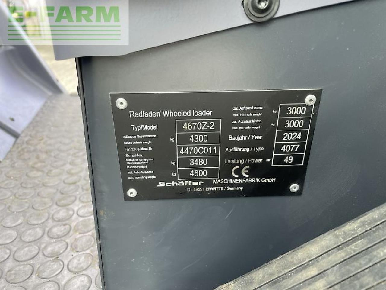 Miniexcavadora Schäffer 4670 z radlader: foto 12