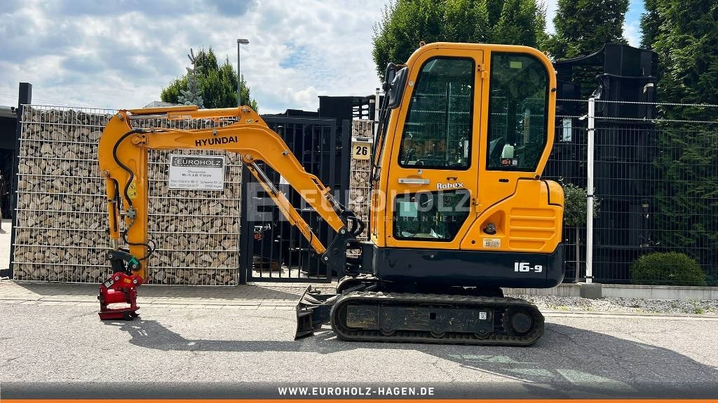 Hyundai Minibagger Robex 16.9, Powertilt, Schnellw. MS 01 - Miniexcavadora: foto 1 Hyundai Minibagger Robex 16.9, Powertilt, Schnellw. MS 01 - Miniexcavadora: foto 1