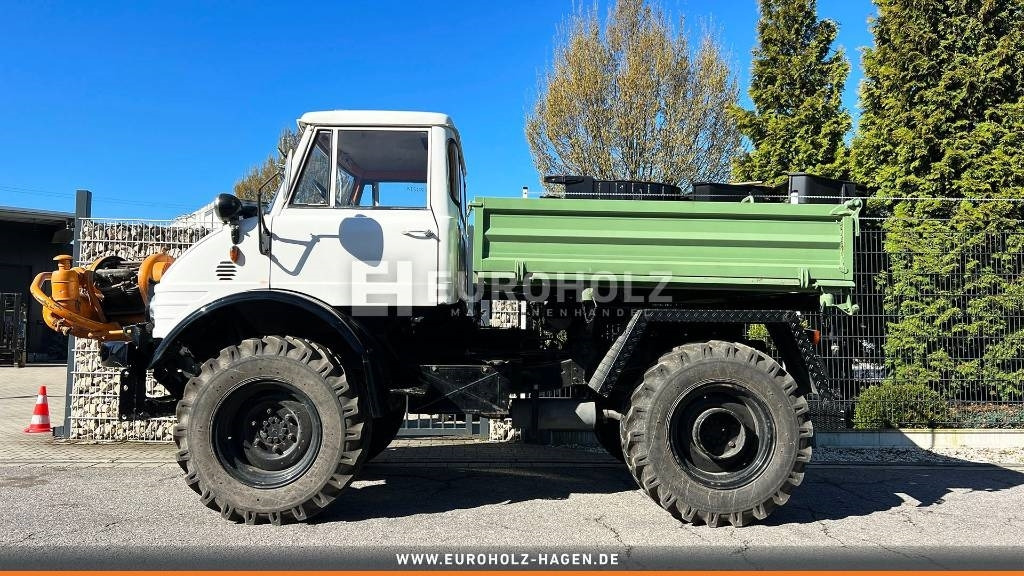 Unimog 406 Allrad Zapfwelle Luftkompressor Pritsche AHK - Camión chasis: foto 3 Unimog 406 Allrad Zapfwelle Luftkompressor Pritsche AHK - Camión chasis: foto 3