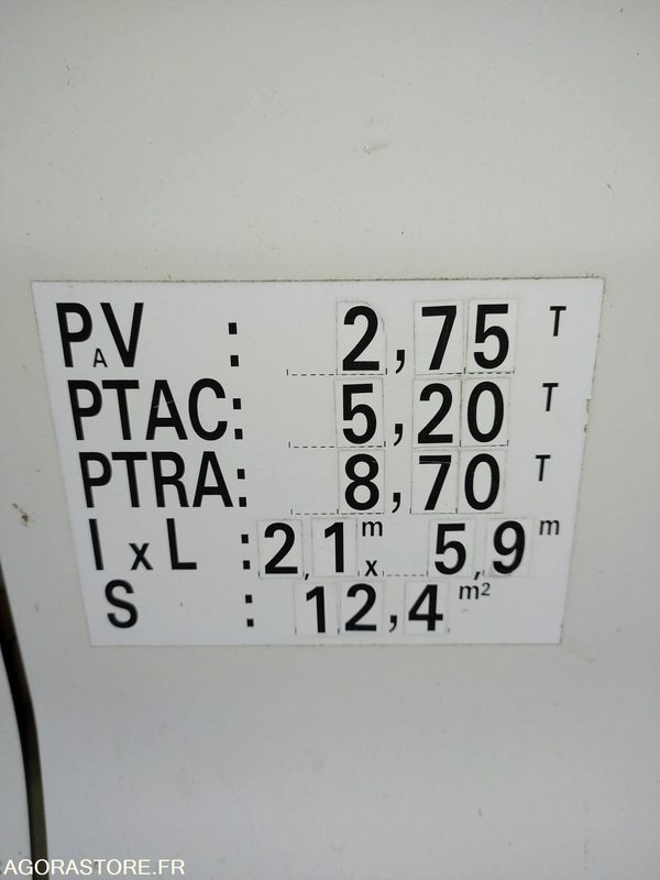 CAMION BENNE IVECO - EY413YY - 142000km - Furgoneta basculante: foto 3 CAMION BENNE IVECO - EY413YY - 142000km - Furgoneta basculante: foto 3