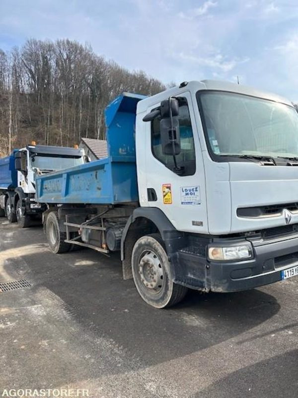 CAMION BI-BENNE RENAULT PREMIUM 270 DCI 420 000 KM 2002 - Camión: foto 1 CAMION BI-BENNE RENAULT PREMIUM 270 DCI 420 000 KM 2002 - Camión: foto 1