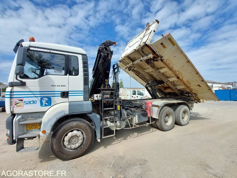 Camion 6x4 Tribenne/Grue - EV-196-SF / 2008 / 354 442 KM - Camión: foto 2 Camion 6x4 Tribenne/Grue - EV-196-SF / 2008 / 354 442 KM - Camión: foto 2