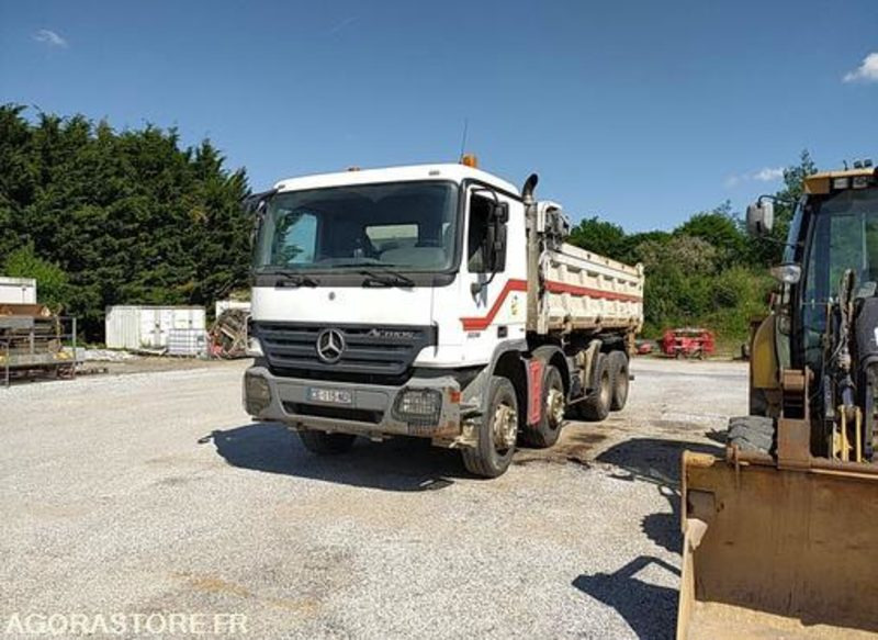 Porteur 8x4 Mercedes Benne 32 tonnes - CE115NQ - 2008 / 517809 KM (ML559) - Camión: foto 2 Porteur 8x4 Mercedes Benne 32 tonnes - CE115NQ - 2008 / 517809 KM (ML559) - Camión: foto 2