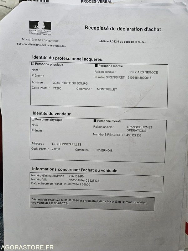 Porteur Volvo frigo - Camión: foto 5 Porteur Volvo frigo - Camión: foto 5