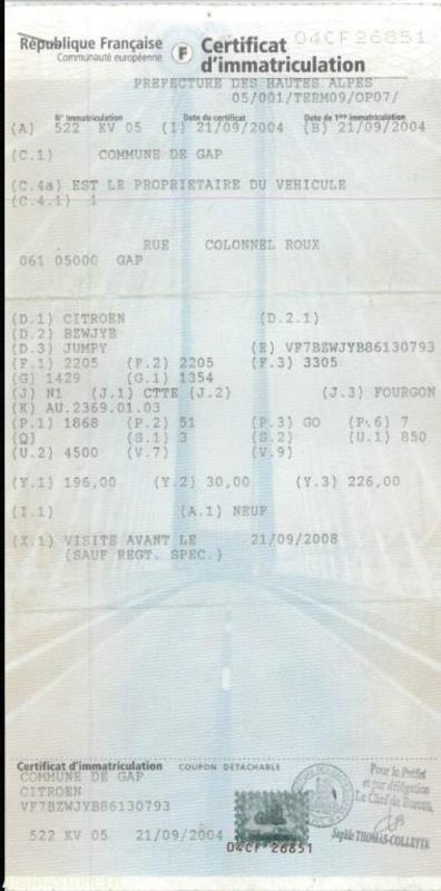 FOURGONNETTE CITROEN JUMPY - Furgoneta pequeña: foto 4 FOURGONNETTE CITROEN JUMPY - Furgoneta pequeña: foto 4