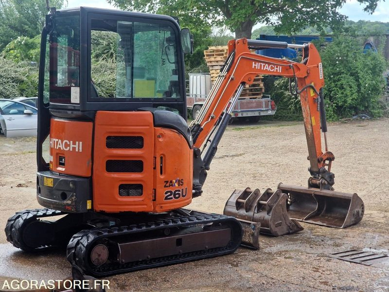 MINI PELLE HYDRAULIQUE HITACHI ZX26U-5A 2020 - 3 400heures - TRES BON ETAT - Miniexcavadora: foto 1 MINI PELLE HYDRAULIQUE HITACHI ZX26U-5A 2020 - 3 400heures - TRES BON ETAT - Miniexcavadora: foto 1