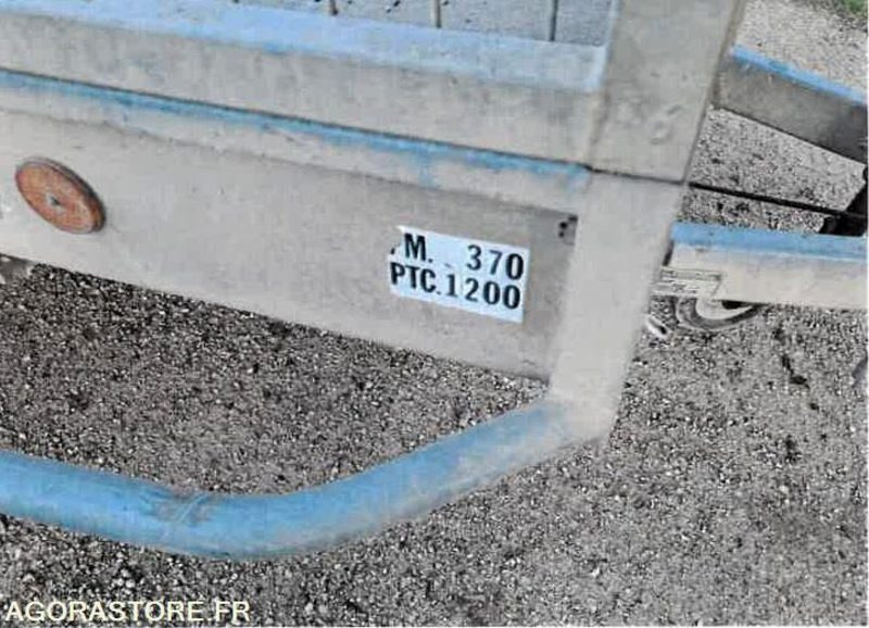 REMORQUE FREINEE AVEC CARTE GRISE - Maquinaria de jardinería: foto 4 REMORQUE FREINEE AVEC CARTE GRISE - Maquinaria de jardinería: foto 4