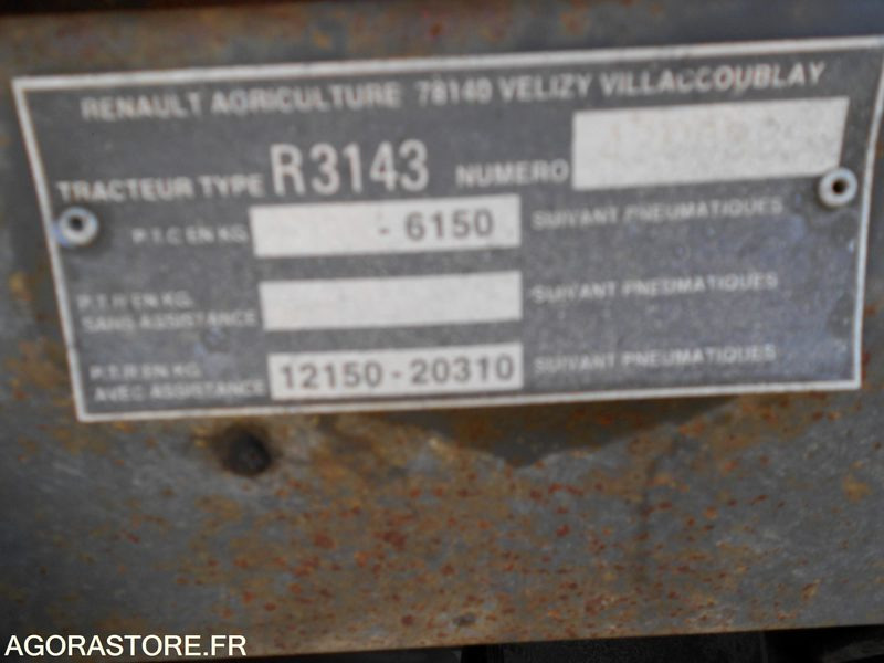 TRACTEUR RENAULT 750 MI - Tractor municipal: foto 4 TRACTEUR RENAULT 750 MI - Tractor municipal: foto 4