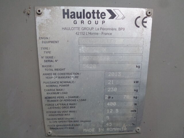 Haulotte HA120 - Plataforma articulada: foto 3 Haulotte HA120 - Plataforma articulada: foto 3