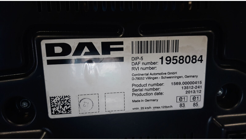DAF instrument cluster - Salpicadero para Camión: foto 4 DAF instrument cluster - Salpicadero para Camión: foto 4