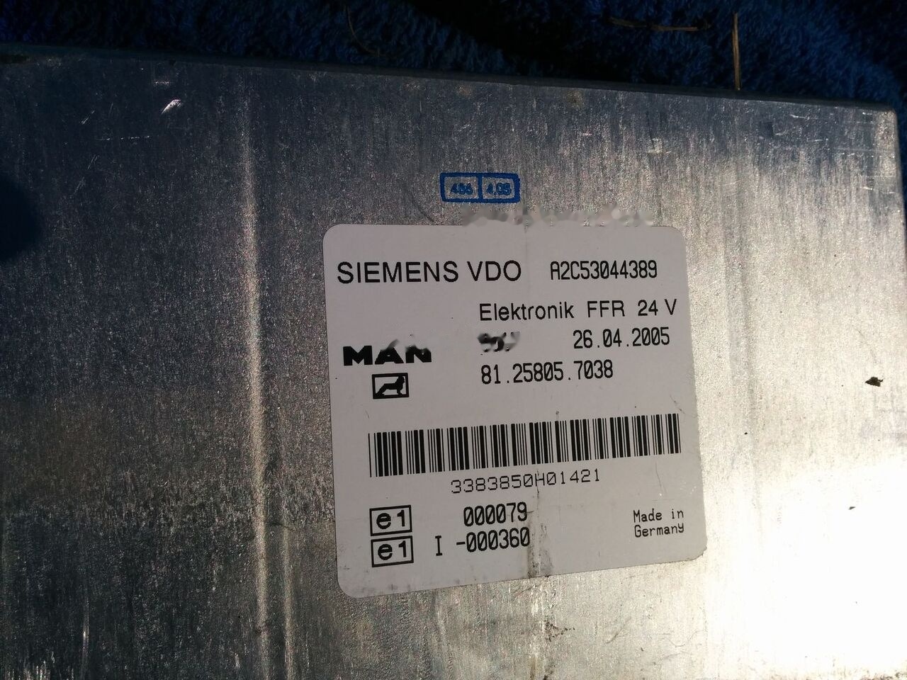 MAN WABCO ECU ZBR2 / 81.25806.7096. 4462100070 MAN CYTI - Unidad de control para Autobús: foto 3 MAN WABCO ECU ZBR2 / 81.25806.7096. 4462100070 MAN CYTI - Unidad de control para Autobús: foto 3