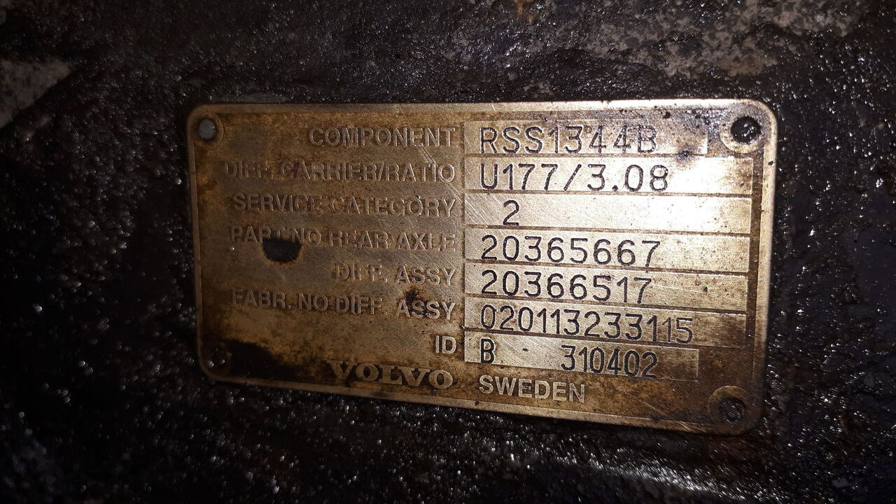 Volvo MS17X.- 2.85/ 3.08 .\5.29\ 5.63. Volvo FH12\ FH-13 truck - Diferencial para Camión: foto 2 Volvo MS17X.- 2.85/ 3.08 .\5.29\ 5.63. Volvo FH12\ FH-13 truck - Diferencial para Camión: foto 2