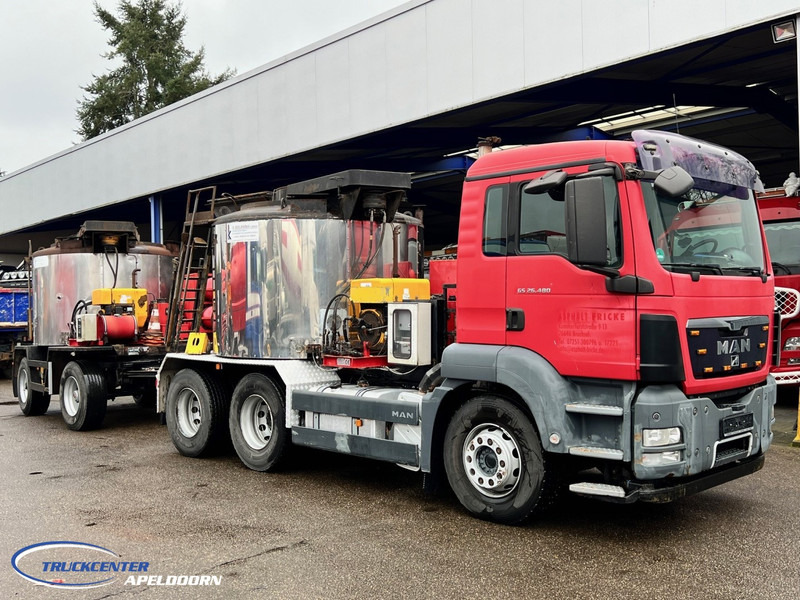 MAN TGS 26.480 6x4 Steel springs, Manuel, R Kolberg Bitumen heater - Camión: foto 1 MAN TGS 26.480 6x4 Steel springs, Manuel, R Kolberg Bitumen heater - Camión: foto 1