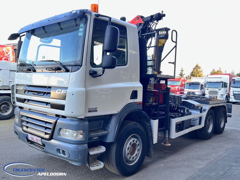 DAF CF 85.410 6x4 Steel springs, Palfinger PK 16001, Palift - Camión multibasculante, Camión grúa: foto 3 DAF CF 85.410 6x4 Steel springs, Palfinger PK 16001, Palift - Camión multibasculante, Camión grúa: foto 3