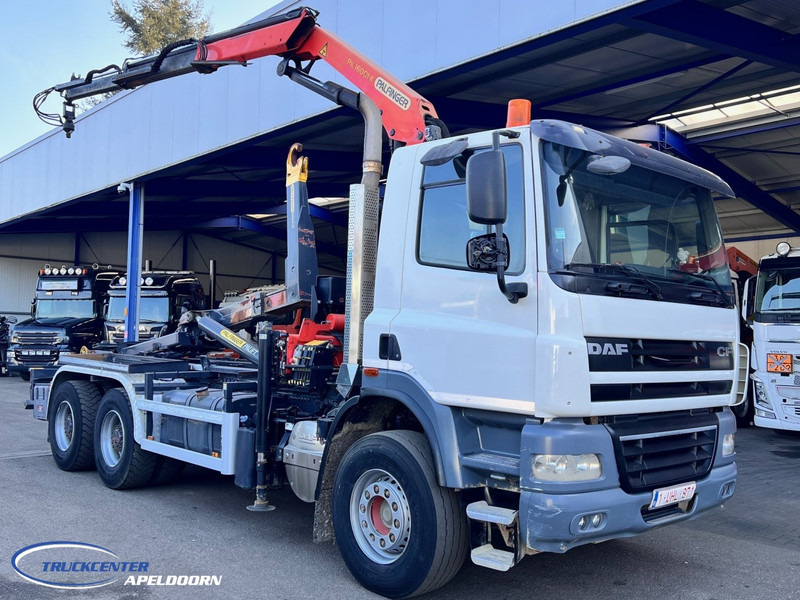 DAF CF 85.410 6x4 Steel springs, Palfinger PK 16001, Palift - Camión multibasculante, Camión grúa: foto 1 DAF CF 85.410 6x4 Steel springs, Palfinger PK 16001, Palift - Camión multibasculante, Camión grúa: foto 1