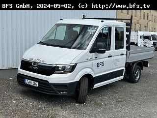MAN TGE 3.180 4x4 SB DOKA, Normaldach, Bau Paket - Furgoneta caja abierta: foto 1 MAN TGE 3.180 4x4 SB DOKA, Normaldach, Bau Paket - Furgoneta caja abierta: foto 1