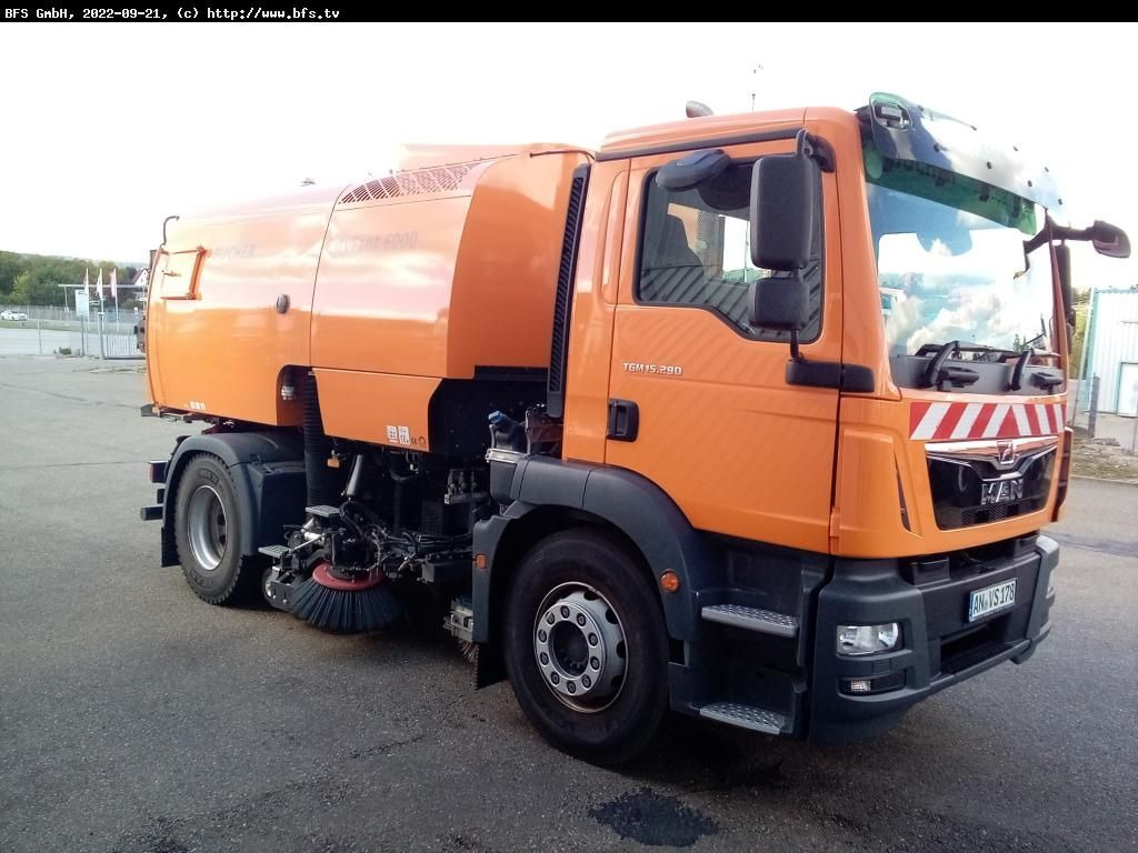 MAN TGM 15.290 4x2 BL CityFant 6000 SH Doppelseitige - Barredora vial: foto 2 MAN TGM 15.290 4x2 BL CityFant 6000 SH Doppelseitige - Barredora vial: foto 2